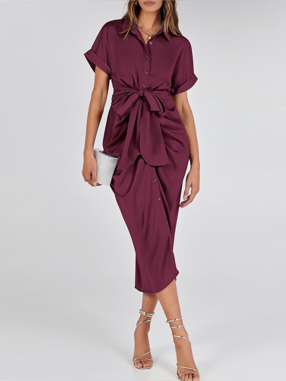 BTFBM Ruched Dress - Picture 4 of 7